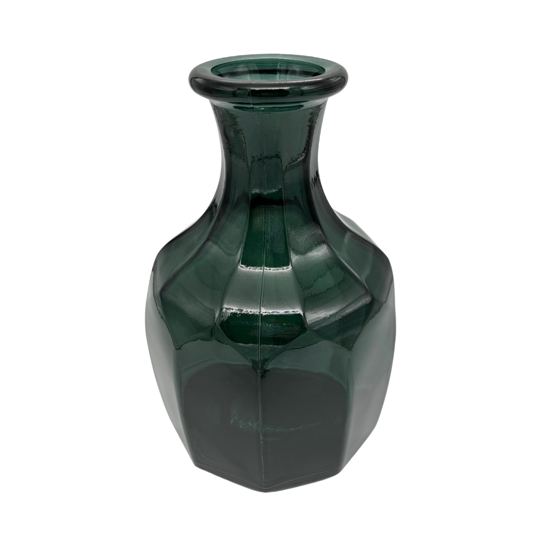 Vaas 'Evie' gerecycled glas groen