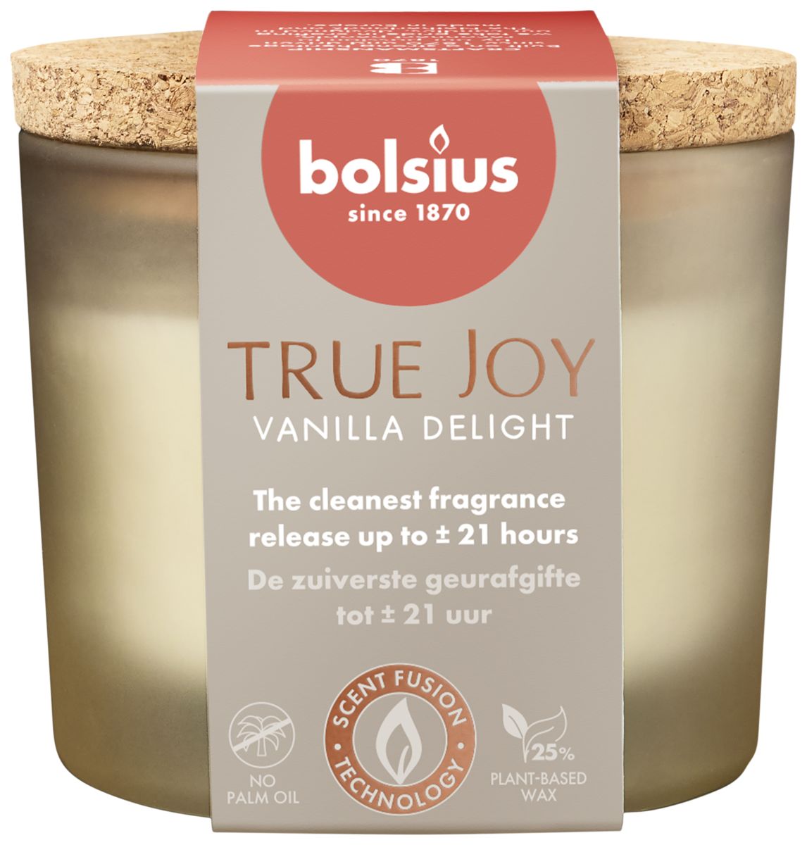 Geurglas met kurk 66/83 True Joy Vanilla Delight