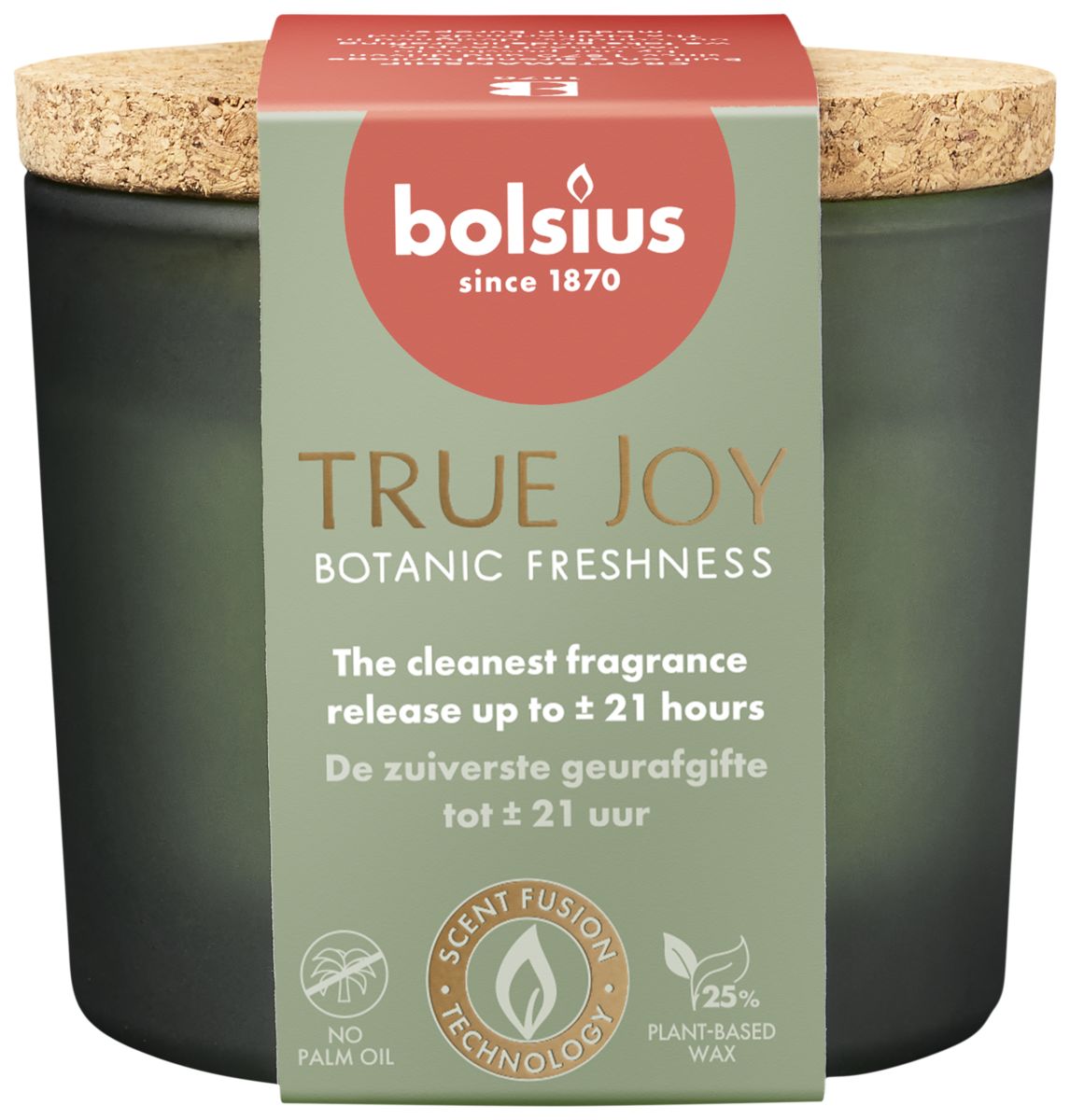 Geurglas met kurk 66/83 True Joy Botanic Freshness