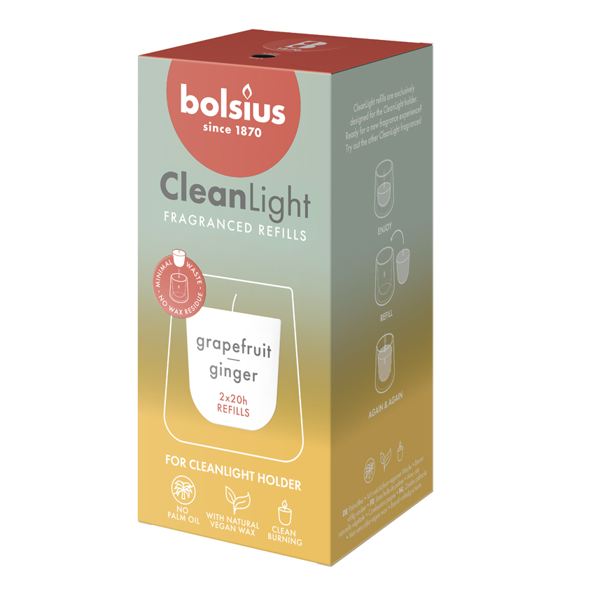 Clean Light navulling 2 pack Grapefruit / Ginger