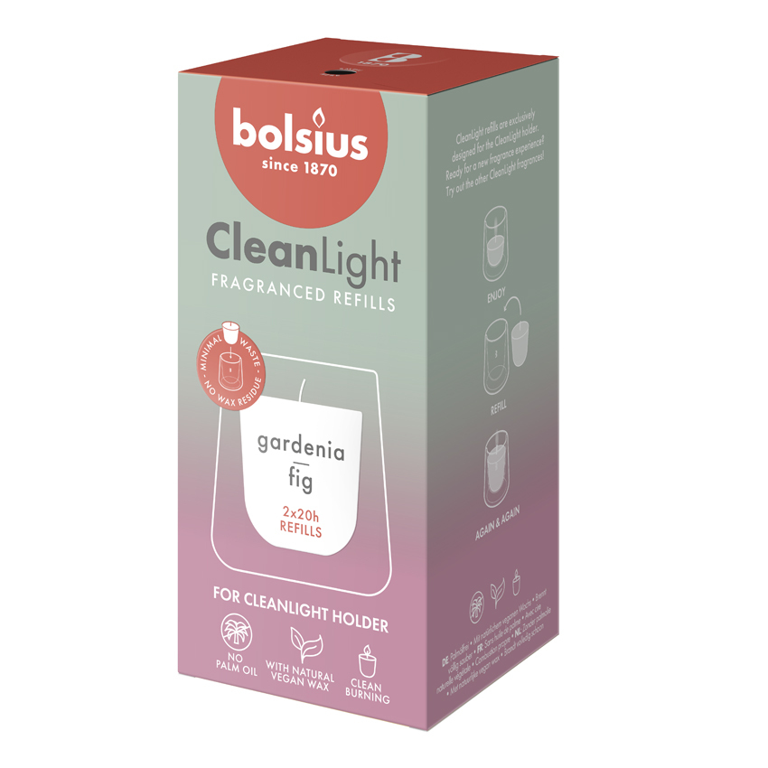 Clean Light navulling 2 pack Gardenia / Fig